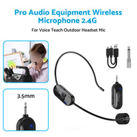 {{ Pro Audio Equipment Wireless Microphone 2. 4G For Voice Teach Outdoor Headset Mic }} - Buy Car Parts Online at {{ Kaka Auto Parts }}.