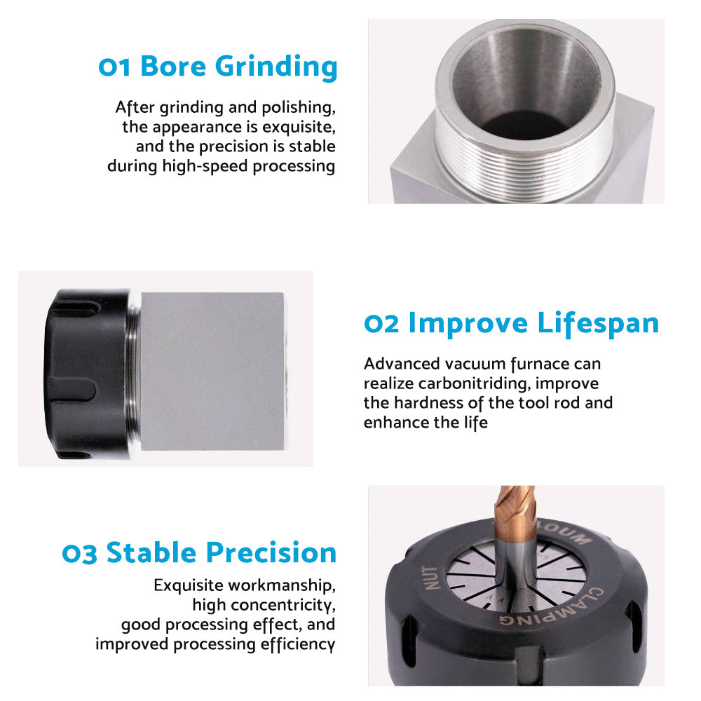 ER-32 Hex Square Collet Block Spring Chuck Collet Holder Suitable For Lathe Engraving Machine