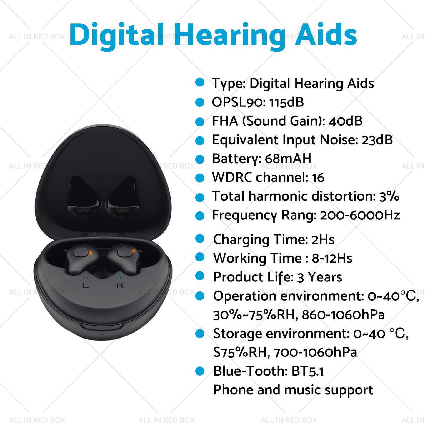 {{ Digital Hearing Aids Severe Hearing Loss Rechargeable Bluetooth Sound Amplifiers }} - Buy Car Parts Online at {{ Kaka Auto Parts }}.
