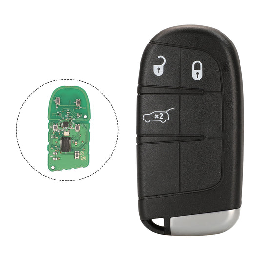 3-Button Smart Car Remote Key Replacement Suitable For Jeep Grand Cherokee 2014-2019