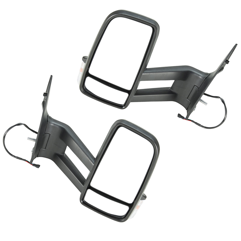 Pair Long Arm Door Mirrors Manual Fold Suitable for Mercedes-Benz Sprinter 2006¨C2018