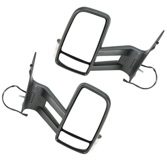 compare product Pair Long Arm Door Mirrors Manual Fold Suitable for Mercedes-Benz Sprinter 2006¨C2018