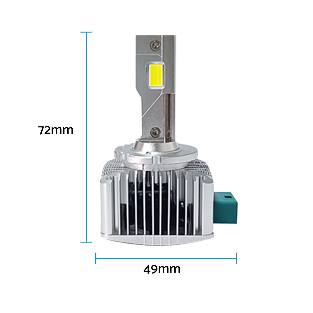 Pair of D3S LED Headlight Bulbs Conversion Kit 90W Replaces HID Xenon Lamps 2x