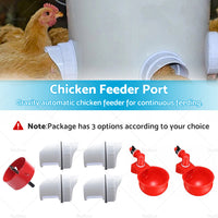 {{ Chicken Feeder Poultry Pro Feeder DIY Port PVC Gravity Fed Chicke Feeder }} - Buy Car Parts Online at {{ Kaka Auto Parts }}.