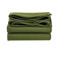 Heavy Duty Waterproof Canvas Tarp 3 Sizes Suitable For Outdoor Sun and Dust Protection