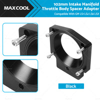 {{ 102mm Manifold Throttle Body Spacer Adapter Suitable For GM LS1 LS2 LS6 Black }} - Buy Car Parts Online at {{ Kaka Auto Parts }}.