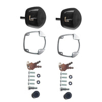2x Whale Tail T Handle Compression Lock Latch Suitable For Ute Canopy Trailer Toolbox