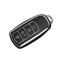 Remote Key Fob Case Cover Black & Silver TPU Suitable For Chery Omoda 5 2022-2025