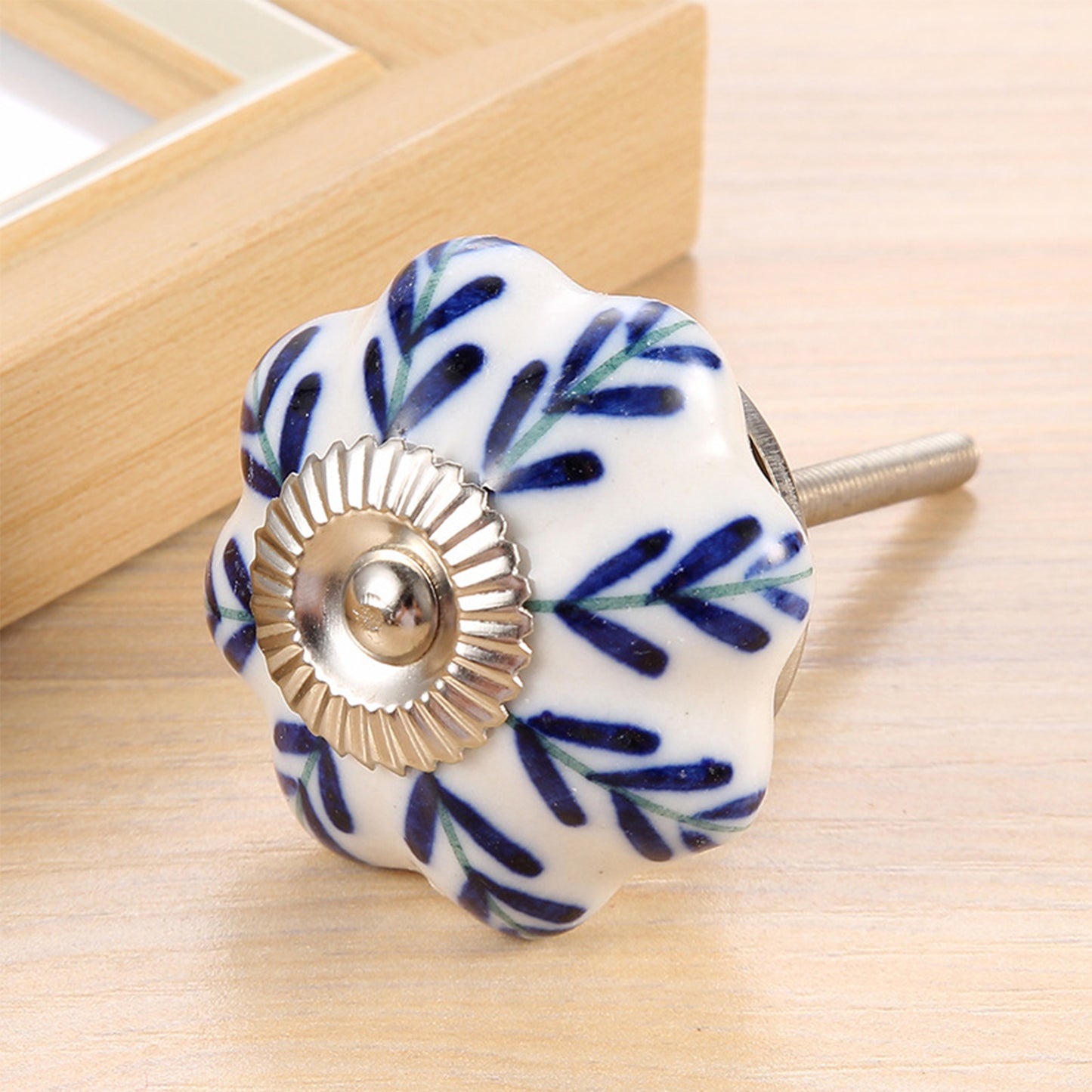 {{ 6 Pcs Cupboard Door Knobs Handles Drawer Pull Vintage Ceramic Knob Shabby Chic }} - Buy Car Parts Online at {{ Kaka Auto Parts }}.