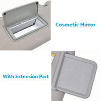 {{ Left Interior Sun Visor Shade Grey Fit For Nissan Pathfinder 2013-2018 R52 Wagon }} - Buy Car Parts Online at {{ Kaka Auto Parts }}.