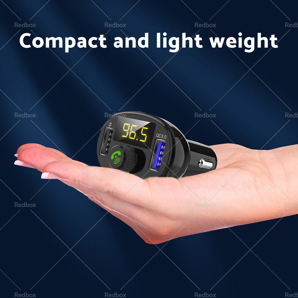 {{ Bluetooth-5. 0 Radio Car Kit Wireless FM Transmitter Dual USB Charger MP3 Player }} - Buy Car Parts Online at {{ Kaka Auto Parts }}.