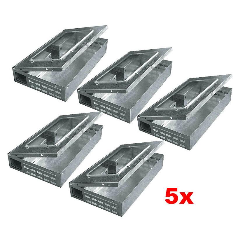 Multi Live Catch Mouse Humane Safe Self Catching Metal Trap Mice Reusable 1X