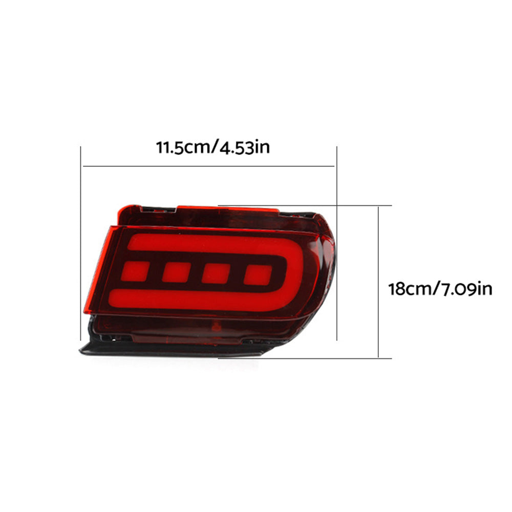 Rear Bumper LED Tail Brake Signal Light Suitable For Toyota Prado 2010-2022