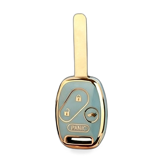 Honda Accord CRV City Fit Civic Car Key Case Key Bag Protective Cover Gold Edge