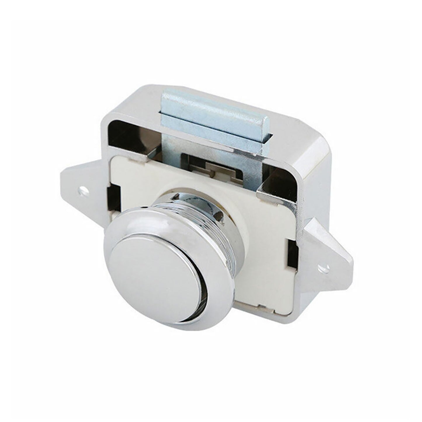 Push Button Latch Knob Catch Lock Suitable For RV Drawer Cupboard Door Caravan Cabinet