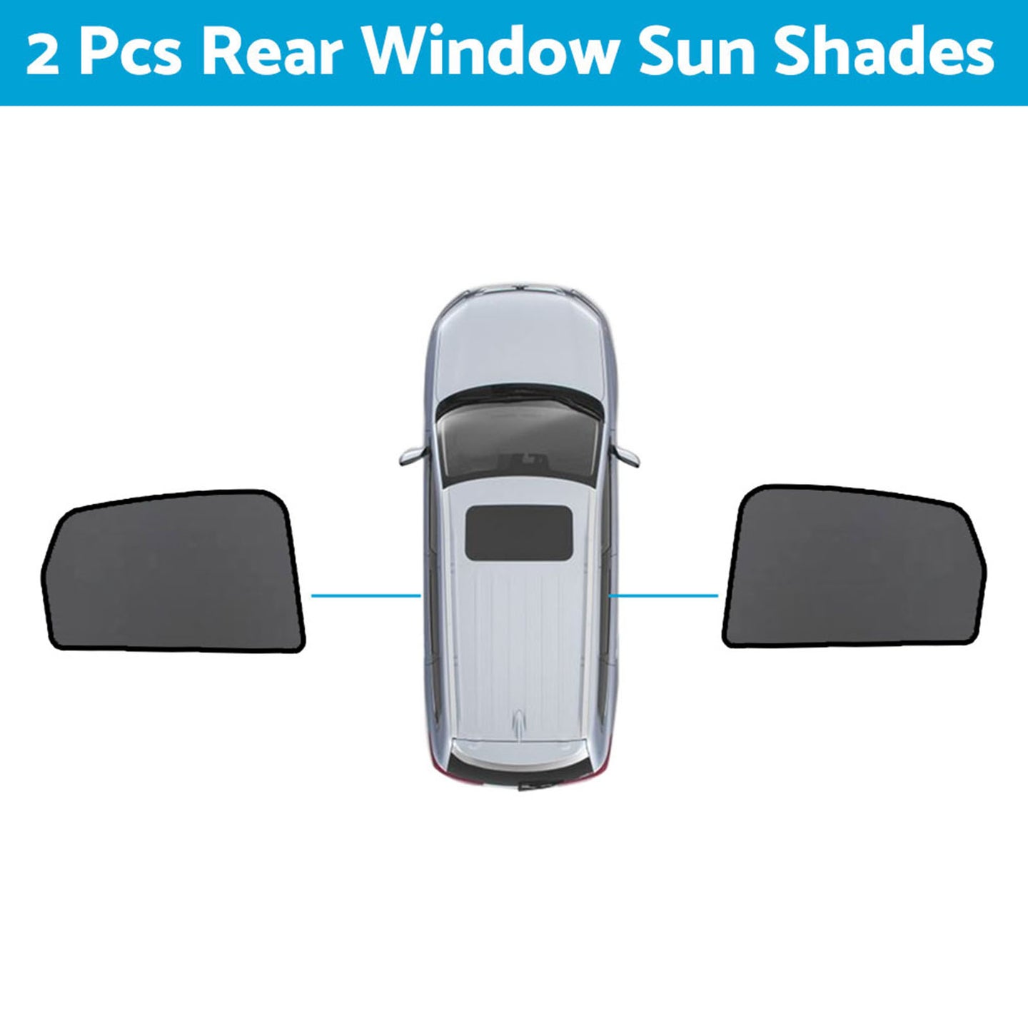 {{ Magnetic Mesh Sun Blind Shades Suitable for Audi Q5 8R 2009–2016 On Front Rear }} - Buy Car Parts Online at {{ Kaka Auto Parts }}.