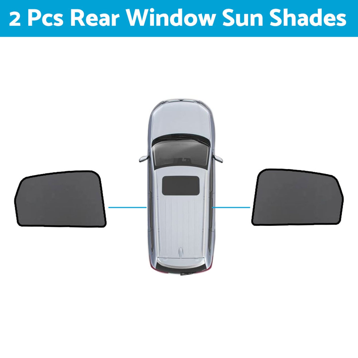{{ Magnetic Mesh Sun Blind Shades Suitable for Audi Q5 8R 2009–2016 On Front Rear }} - Buy Car Parts Online at {{ Kaka Auto Parts }}.