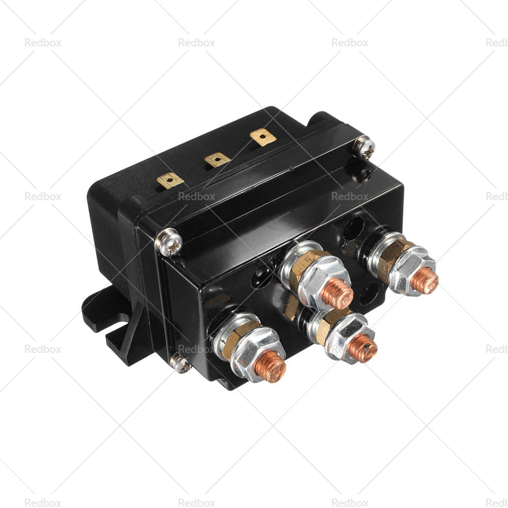 {{ 500A 12V HD Electric Contactor Winch Solenoid Twin Wireless Remote Recovery 4x4 }} - Buy Car Parts Online at {{ Kaka Auto Parts }}.