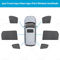 {{ Car Window Sun Shades Suitable for LDV D90 2017-2023 Rear Magnetic Blind Mesh }} - Buy Car Parts Online at {{ Kaka Auto Parts }}.