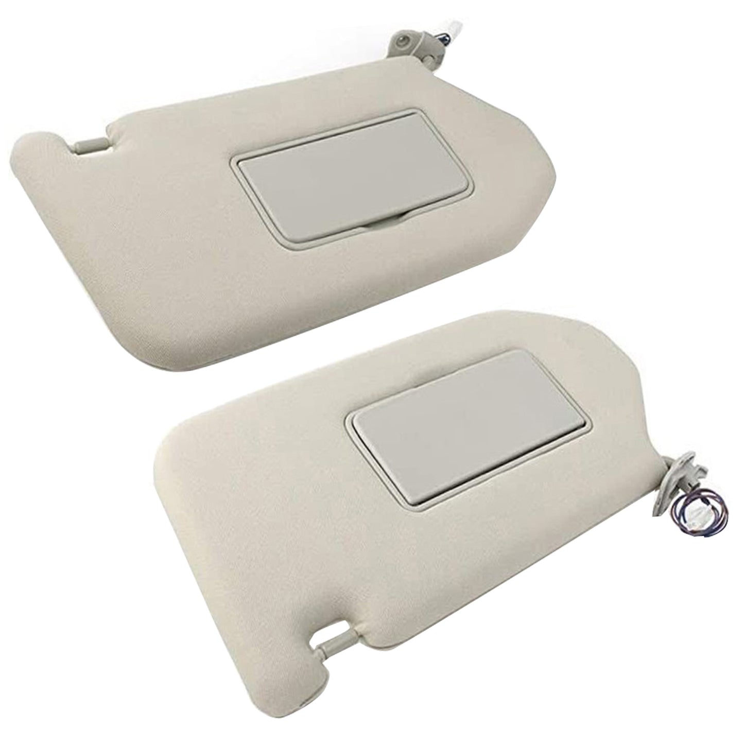 {{ RH&LH Grey Sun Visor W/Mirror Suitable for Nissan Pathfinder Infiniti QX60 JX35 }} - Buy Car Parts Online at {{ Kaka Auto Parts }}.