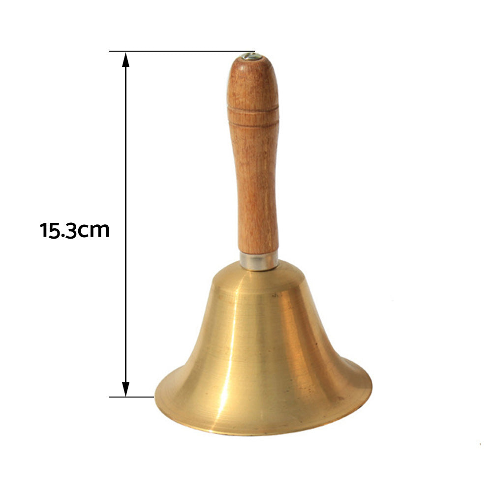 {{ Brass Hand Bell Loud Call Bell Handbell Desk Ringbell for Wedding Festival }} - Buy Car Parts Online at {{ Kaka Auto Parts }}.