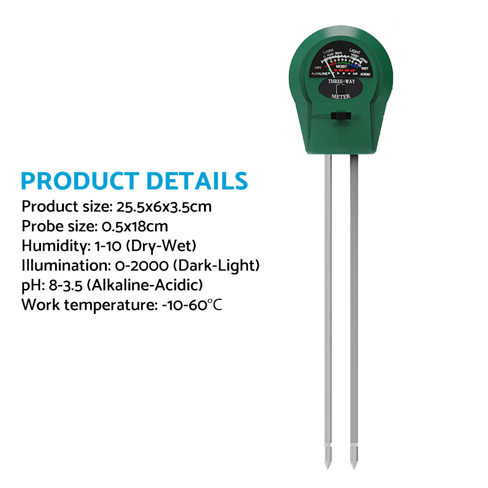 {{ PH Meter TDS PPM Meter Soild PH Tester 3 in 1 for Home Water and Garden Soil Use }} - Buy Car Parts Online at {{ Kaka Auto Parts }}.