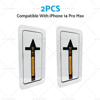 {{ 2PCS Tempered Glass Screen Protector Suitable For iPhone 14/ Pro/ Max/ Plus }} - Buy Car Parts Online at {{ Kaka Auto Parts }}.