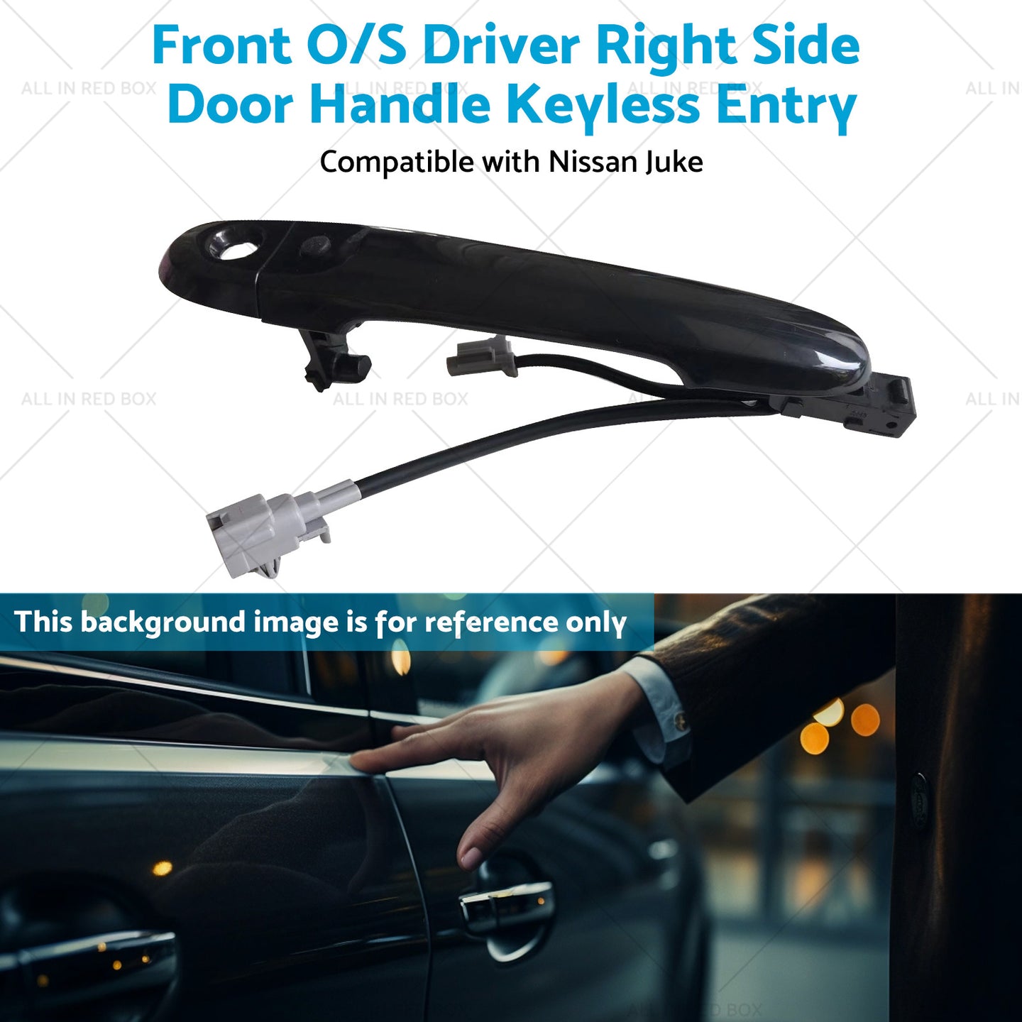 {{ Front Driver Right Side Door Handle Keyless Entry Suitable for 10-19 Nissan Juke }} - Buy Car Parts Online at {{ Kaka Auto Parts }}.