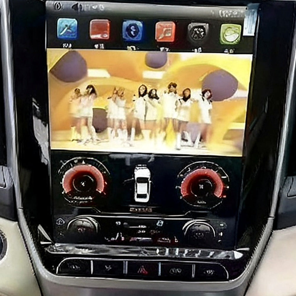 Vertical Screen Navigation System Suitable for Toyota Land Cruiser 2016