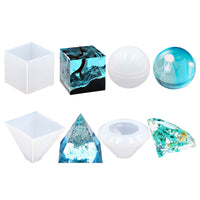 Snowflake Silicone Pendant Mold Making Jewelry Resin Necklace Mould Craft DIY 3D