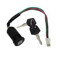 4-Wire Ignition Key Barrel Switch Suitable For 50cc-150cc PIT Quad, Dirt Bike & ATV