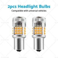 {{ 2PCS BA15S 1156 P21W LED Turn Signal Indicator Bulb Globe Amber No Hyper Flash }} - Buy Car Parts Online at {{ Kaka Auto Parts }}.