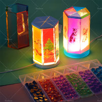 {{ Silicone Resin Mold Mosaic Table Lamp Night Light Mold Set DIY Craft Pen Holder }} - Buy Car Parts Online at {{ Kaka Auto Parts }}.