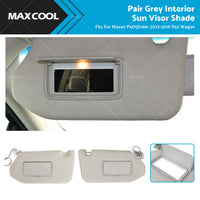 {{ RH  LH Interior Sun Visor Shade Grey Fits For Nissan Pathfinder 13-18 R52 Wagon }} - Buy Car Parts Online at {{ Kaka Auto Parts }}.