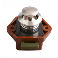 {{ 5x Push Button Latch Knob Catch Lock For Drawer Cupboard Door Caravan Cabinet }} - Buy Car Parts Online at {{ Kaka Auto Parts }}.