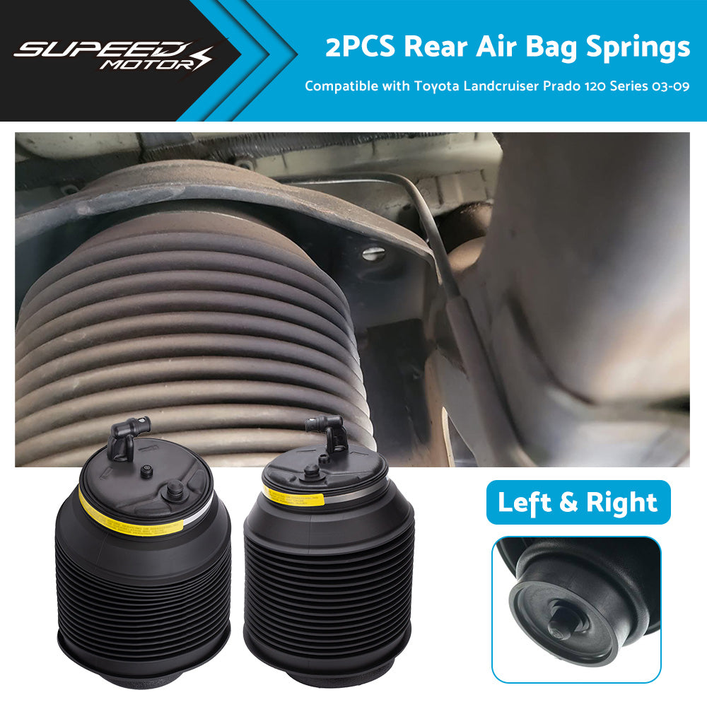 {{ 2x Rear Left Right Air bag Springs Suitable For Toyota Landcruiser Prado 03-09 }} - Buy Car Parts Online at {{ Kaka Auto Parts }}.