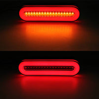 2X Tail Lights 18 LED Stop Flowing Turn Signal Brake Rear Truck Trailer ATV UTV