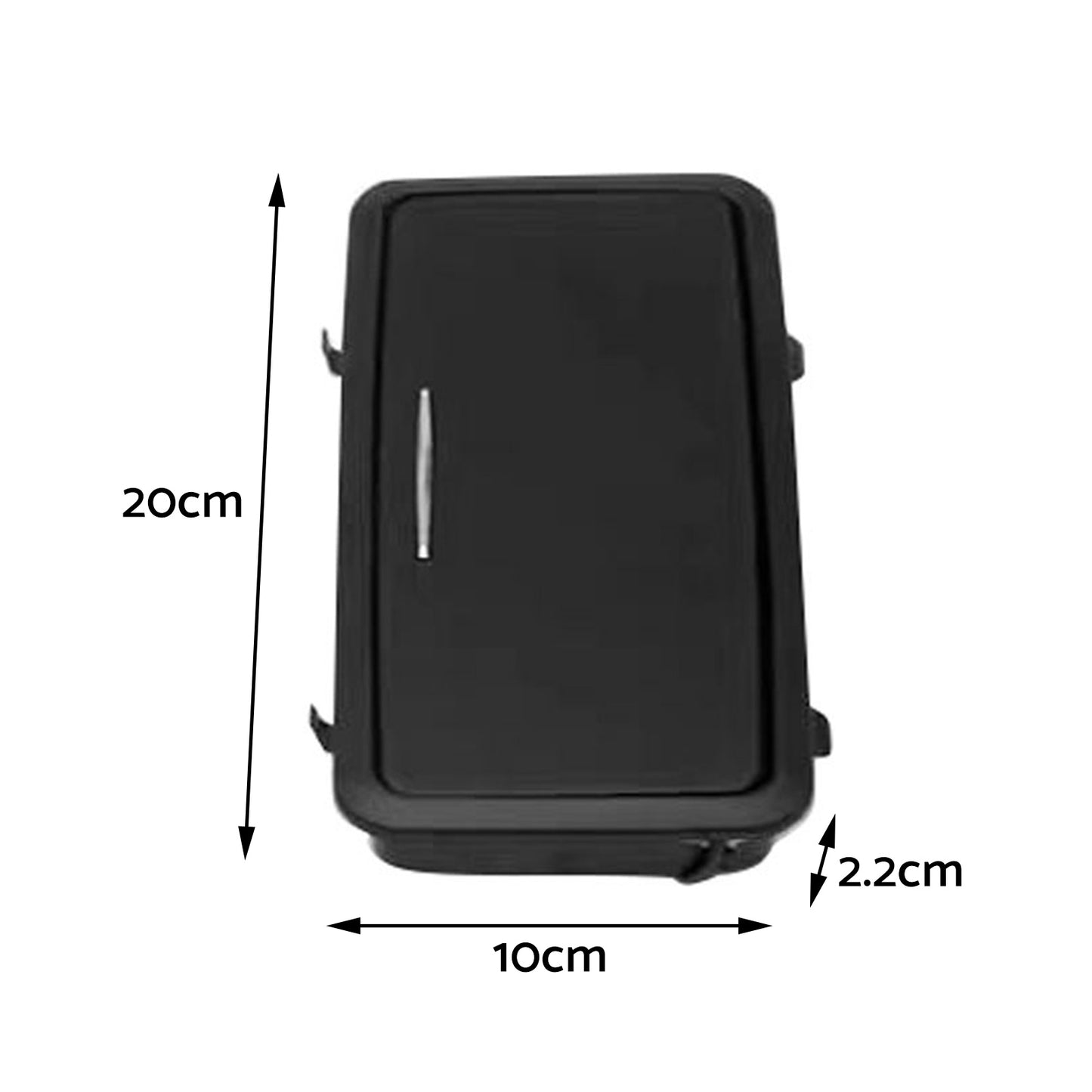 {{ Rear Row Vanity Makeup Mirror With Lights Suitable For Jaguar XJ 10-19 Black }} - Buy Car Parts Online at {{ Kaka Auto Parts }}.