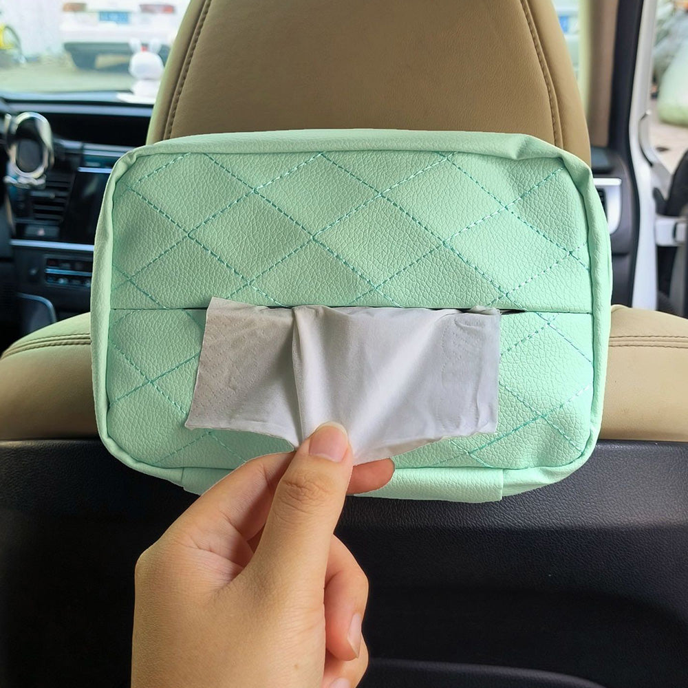 {{ Car Tissue Holder 120 Tissues Box Cover Backseat Extra Large Tissue Organization }} - Buy Car Parts Online at {{ Kaka Auto Parts }}.