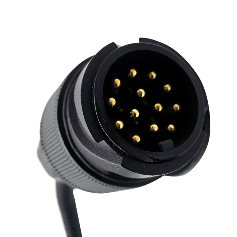 13 Pin Plug to 7 Pin Flat Socket Suitable For Trailer Caravan Wiring Connector