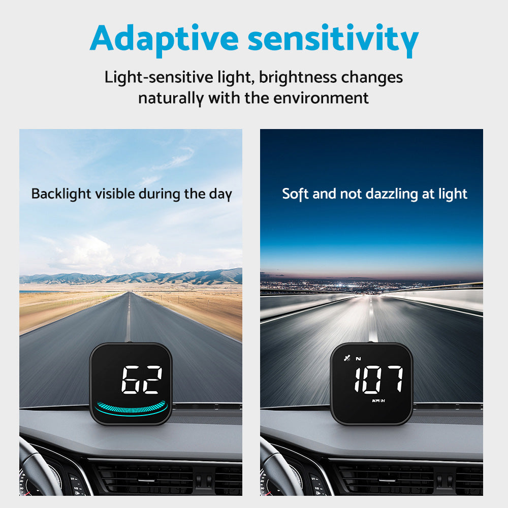 Digital Speedometer Universal GPS HUD Head-Up Display Suitable For Car With MPH & Overspeed Alarm