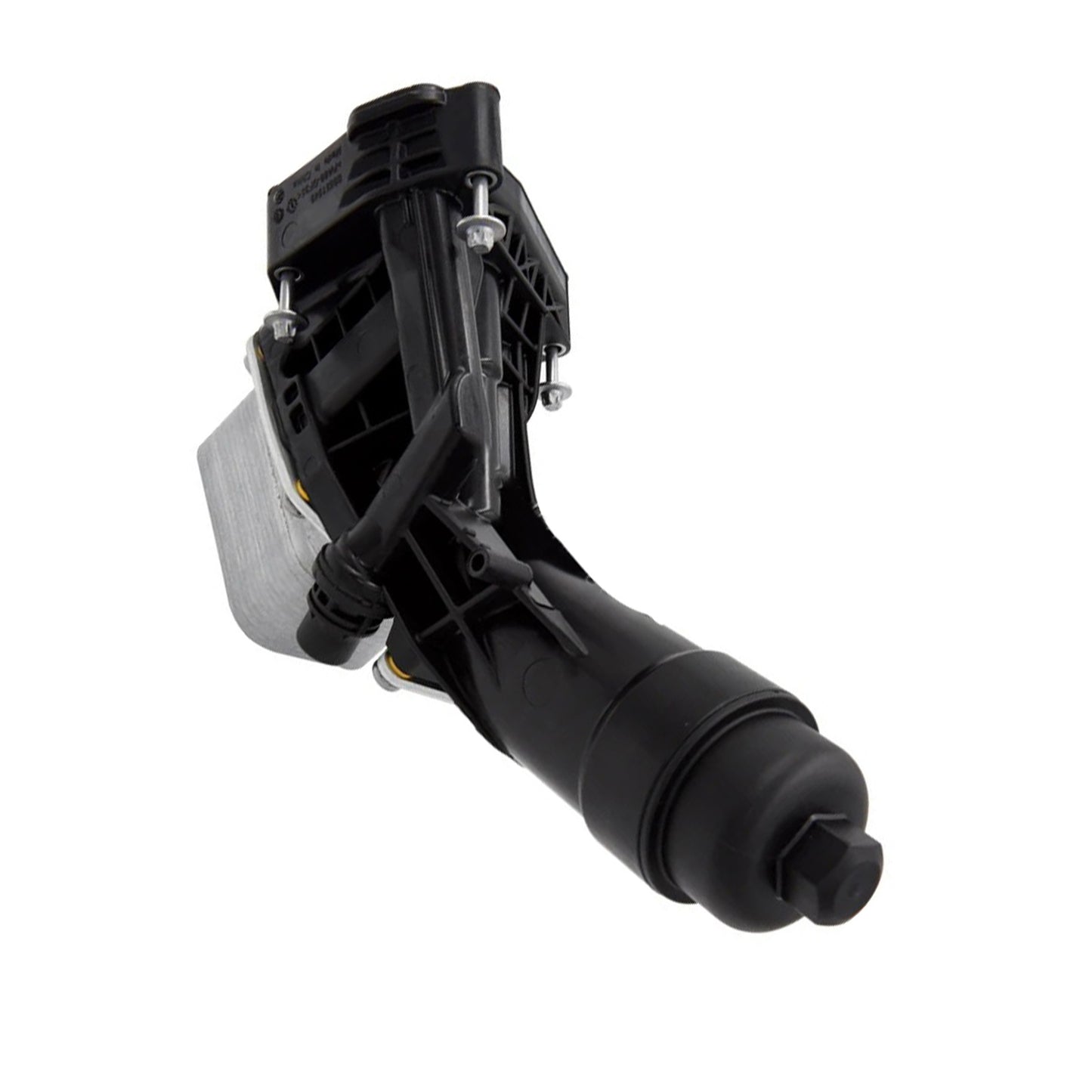 Black Engine Oil Cooler Filter Housing Suitable For BMW F20 / F22 / F30 / G30 / G32