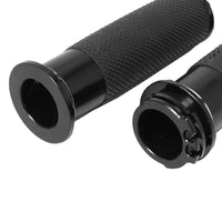 1inch Pair Black Hand Grip Handle Bar Suitable for Harley Touring Dyna Sportster
