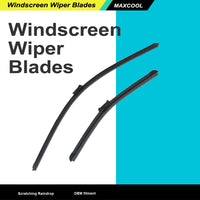 {{ For Ford Fiesta 08-On Aero Flat Windscreen Wiper Blades 26 inch   15 inch  1 Pair }} - Buy Car Parts Online at {{ Kaka Auto Parts }}.