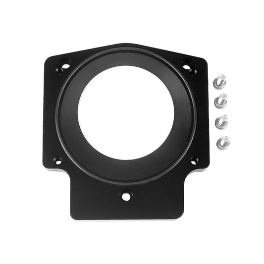 102mm Manifold Throttle Body Spacer Adapter Suitable For GM LS1 LS2 LS6 Engines Black