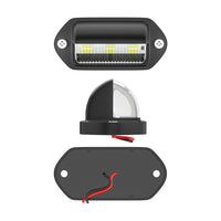 6-LED License Number Plate Light Suitable For Truck, SUV, Trailer & Lorry 12-24V
