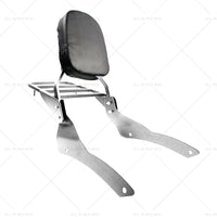 {{ Chrome Backrest Sissy Bar Luggage Rack Suitable for Yamaha Vstar 400 650 98-18 }} - Buy Car Parts Online at {{ Kaka Auto Parts }}.