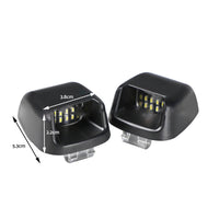License LED Number Plate Lights Suitable For Nissan Navara D40 2005-2016 Rear Bumper