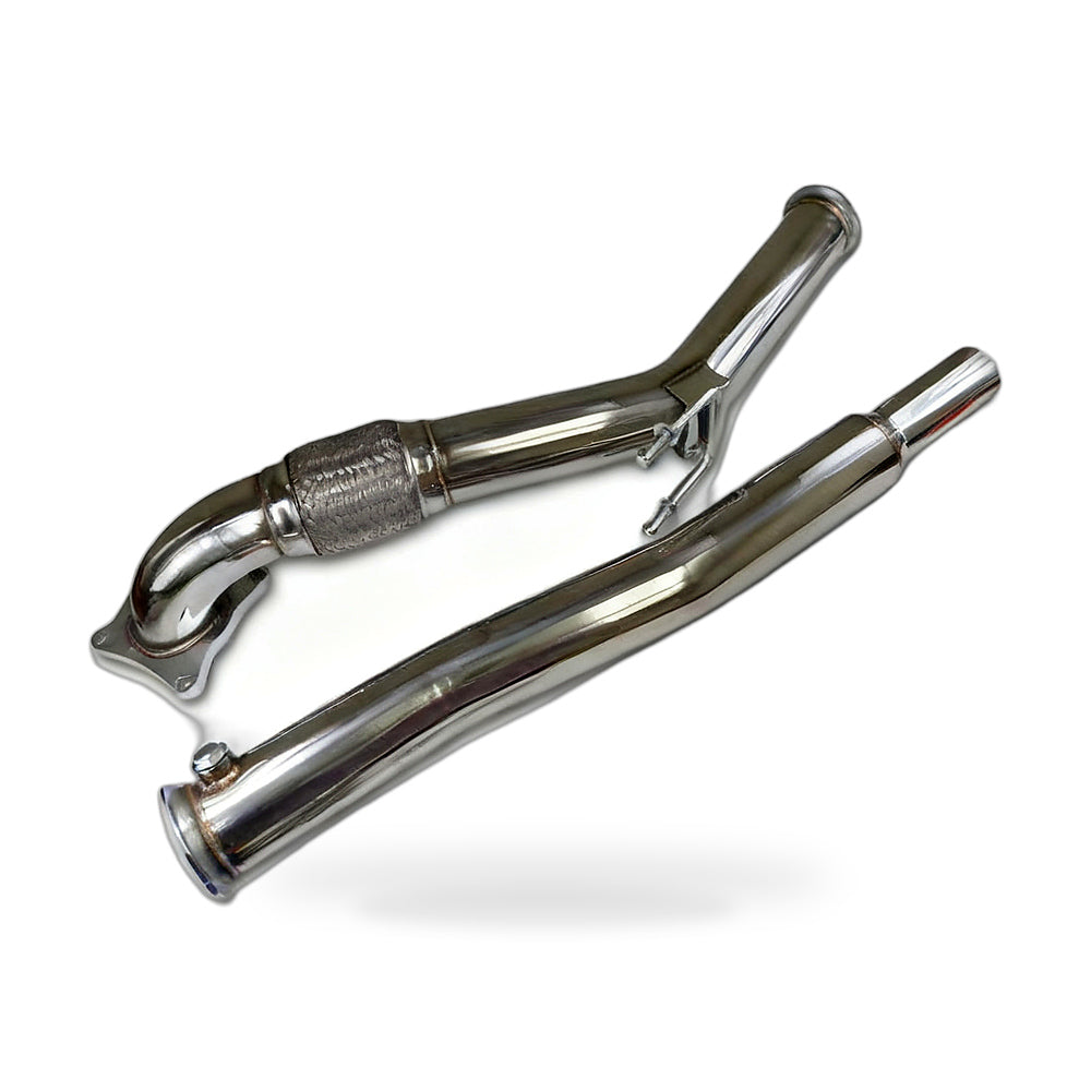 3" Exhaust Inlet Pipe Suitable for VW Golf GTI Jetta Passat Audi MK5 MK6 - ZT2
