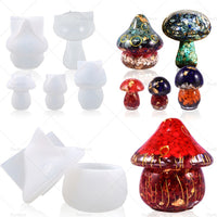 {{ 5 Styles Mushroom Epoxy Resin Casting Craft Molds Silicone Molds DIY Home Decor }} - Buy Car Parts Online at {{ Kaka Auto Parts }}.